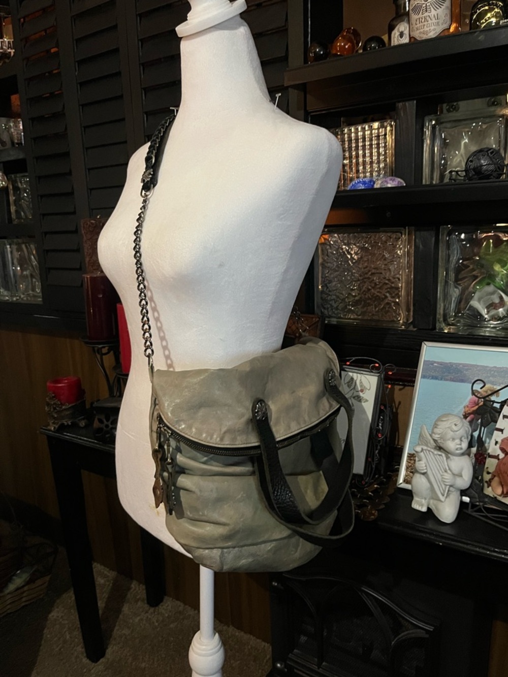 Tylie Malibu Two-Way Slouchy Leather Hobo Bag